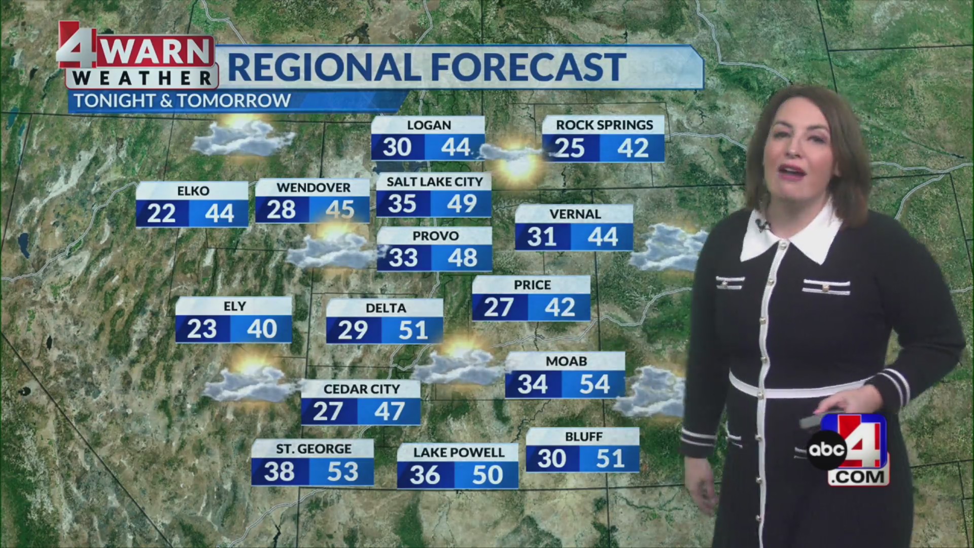 Cold front and snow showers expected ahead – ABC4 Utah