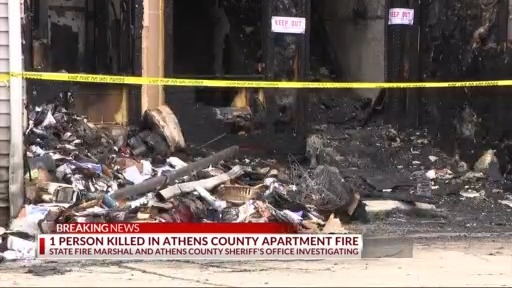 One person killed in Athens County apartment fire – NBC4 WCMH-TV