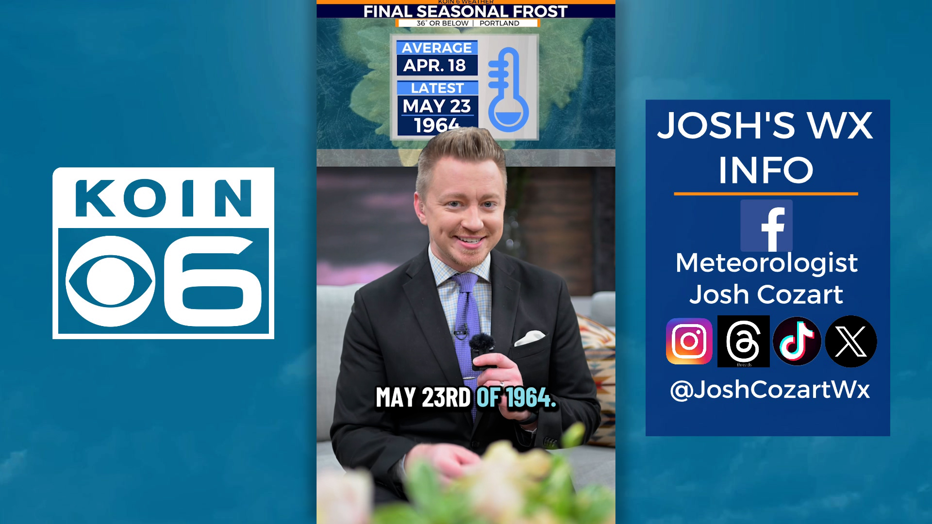 April’s frost potential in Portland – KOIN.com
