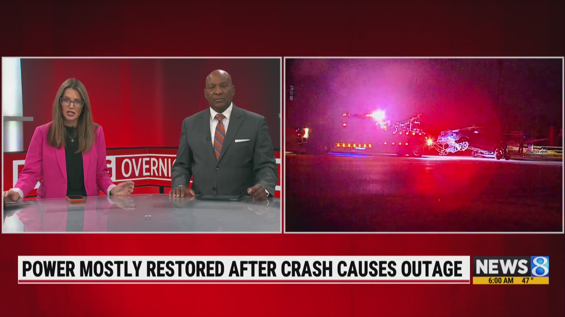 Power mostly restored after crash causes outage in Wyoming – WOODTV.com