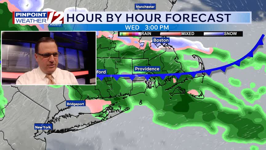 WPRI 12 Weather Now 2/18/26: Rain mixes with and changes to snow this ...