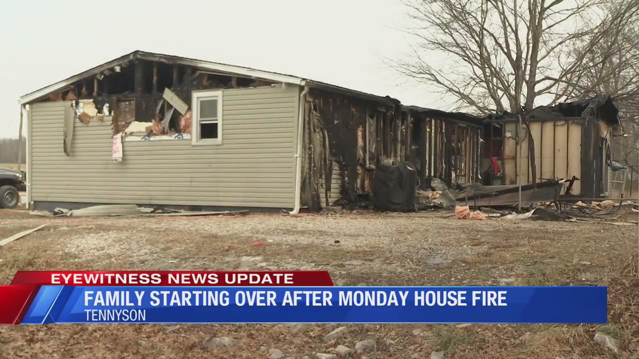 Tennyson family starting over after early week house fire – Eyewitness ...