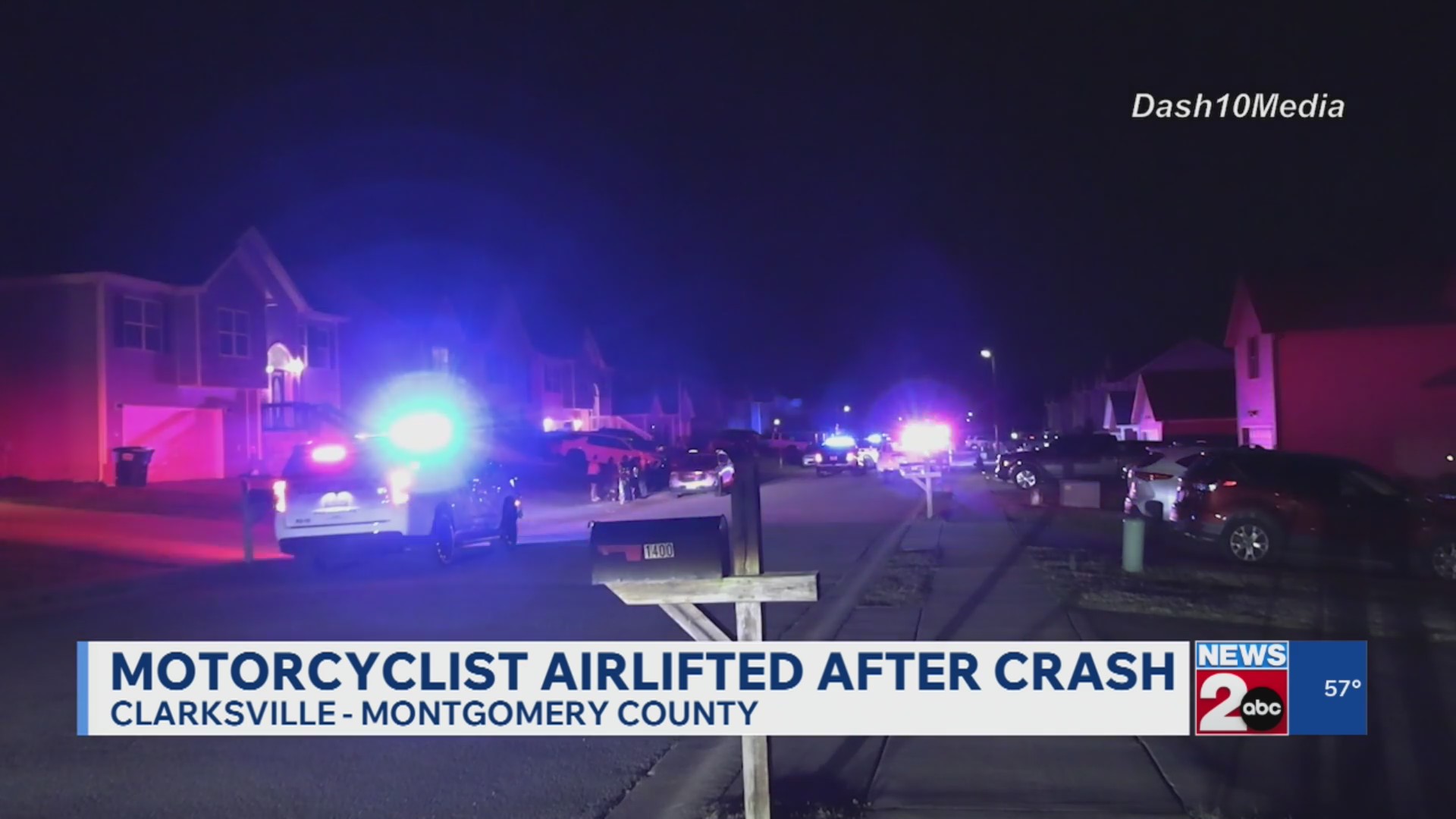 Motorcyclist flown to Nashville following Clarksville crash – WKRN News 2