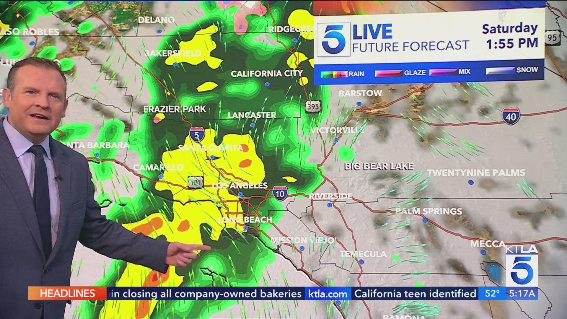 Friday storm on track to bring more rain to Southern California – KTLA