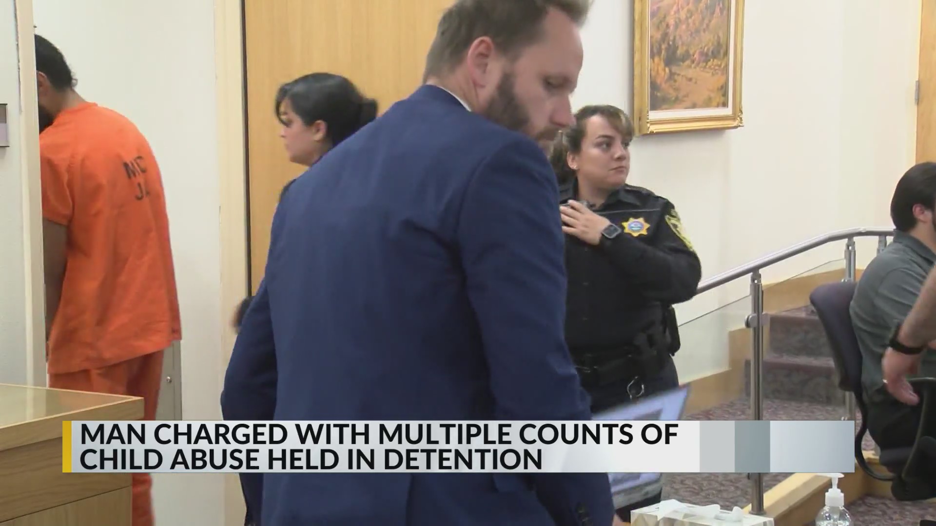 Man charged with multiple counts of child abuse held in detention in ...