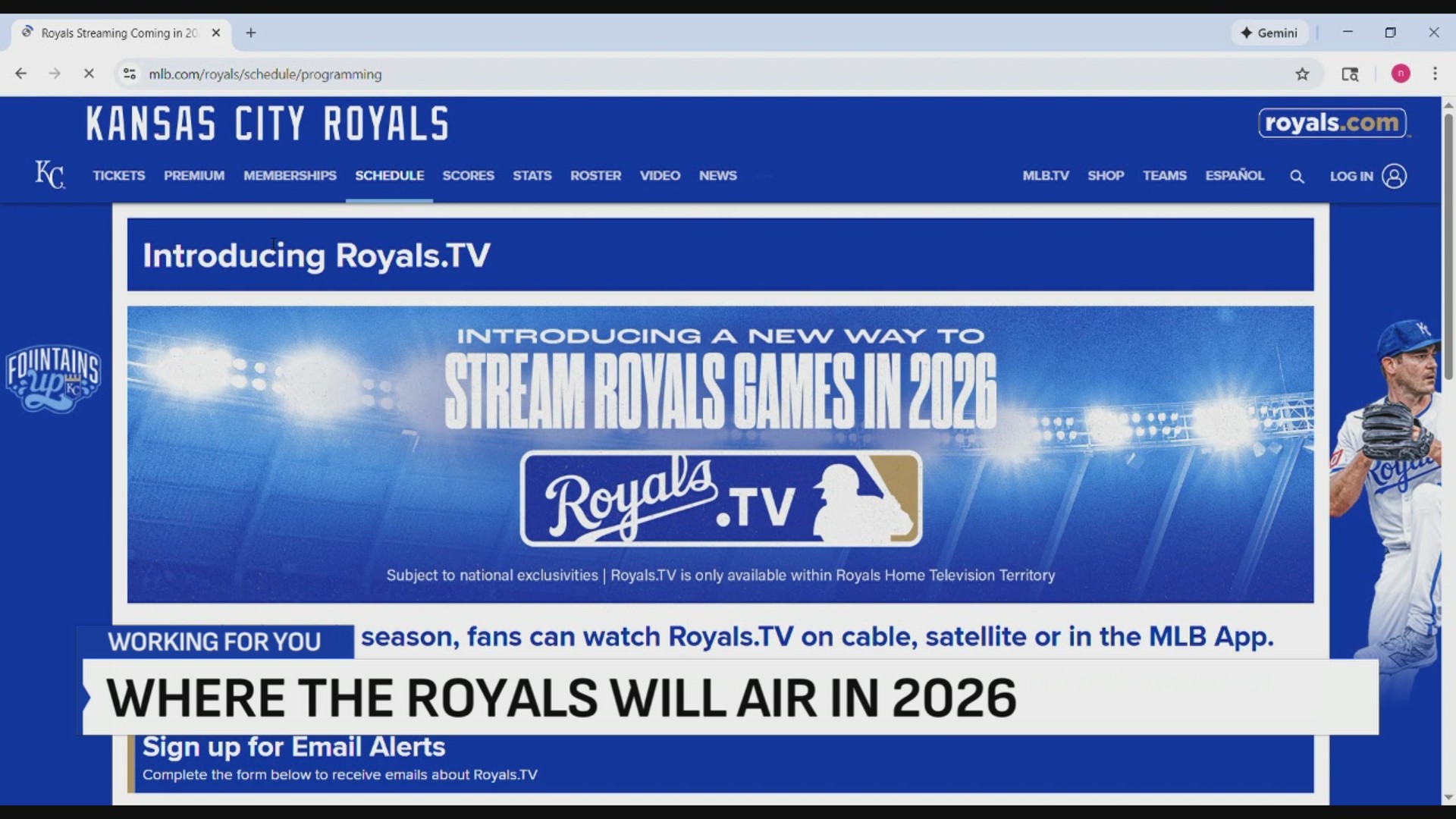 Royals Announce New Streaming Service For Games In 2026 FOX 4 Kansas 