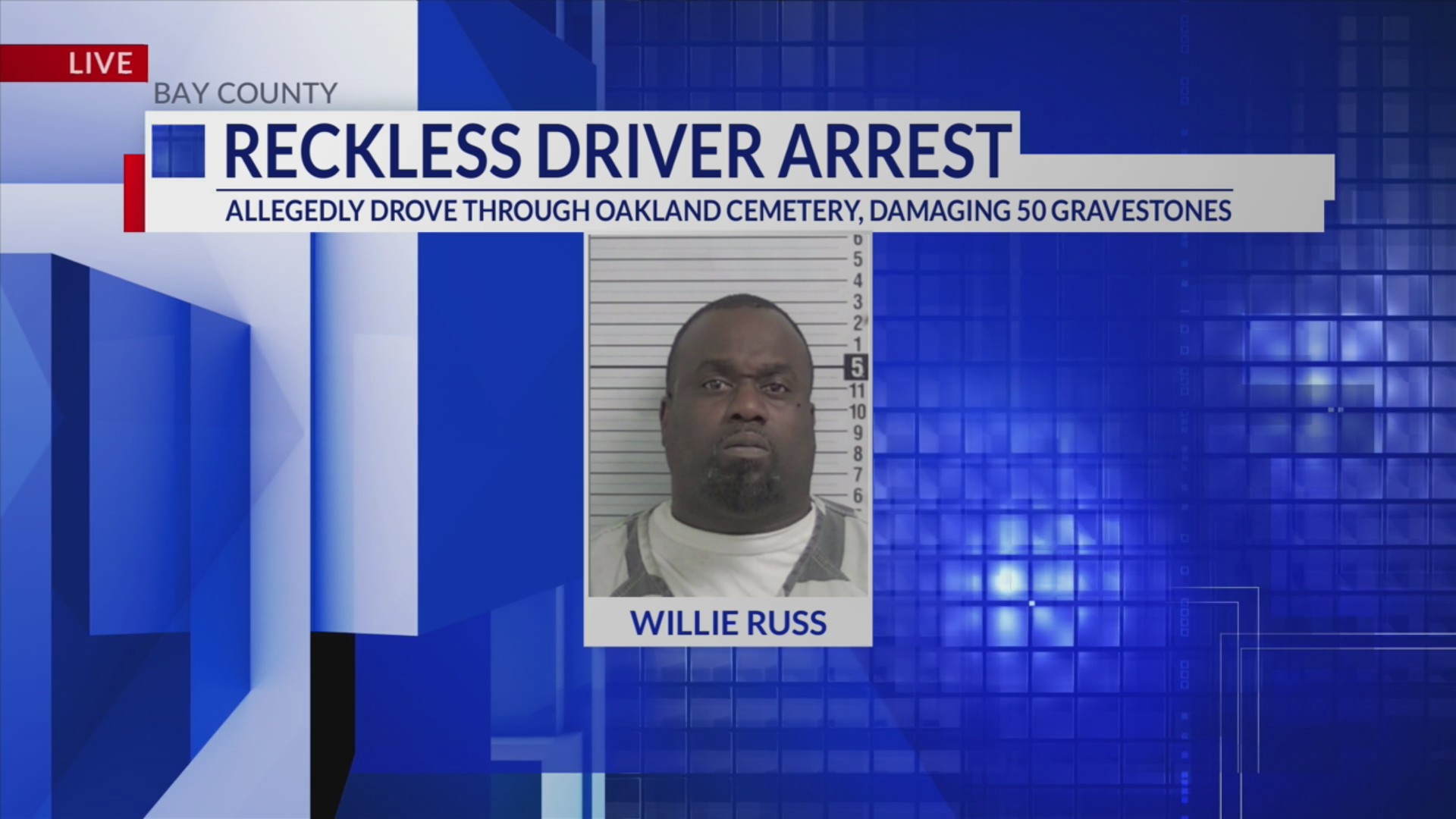 Panama City man charged with reckless driving after damaging 50 graves ...