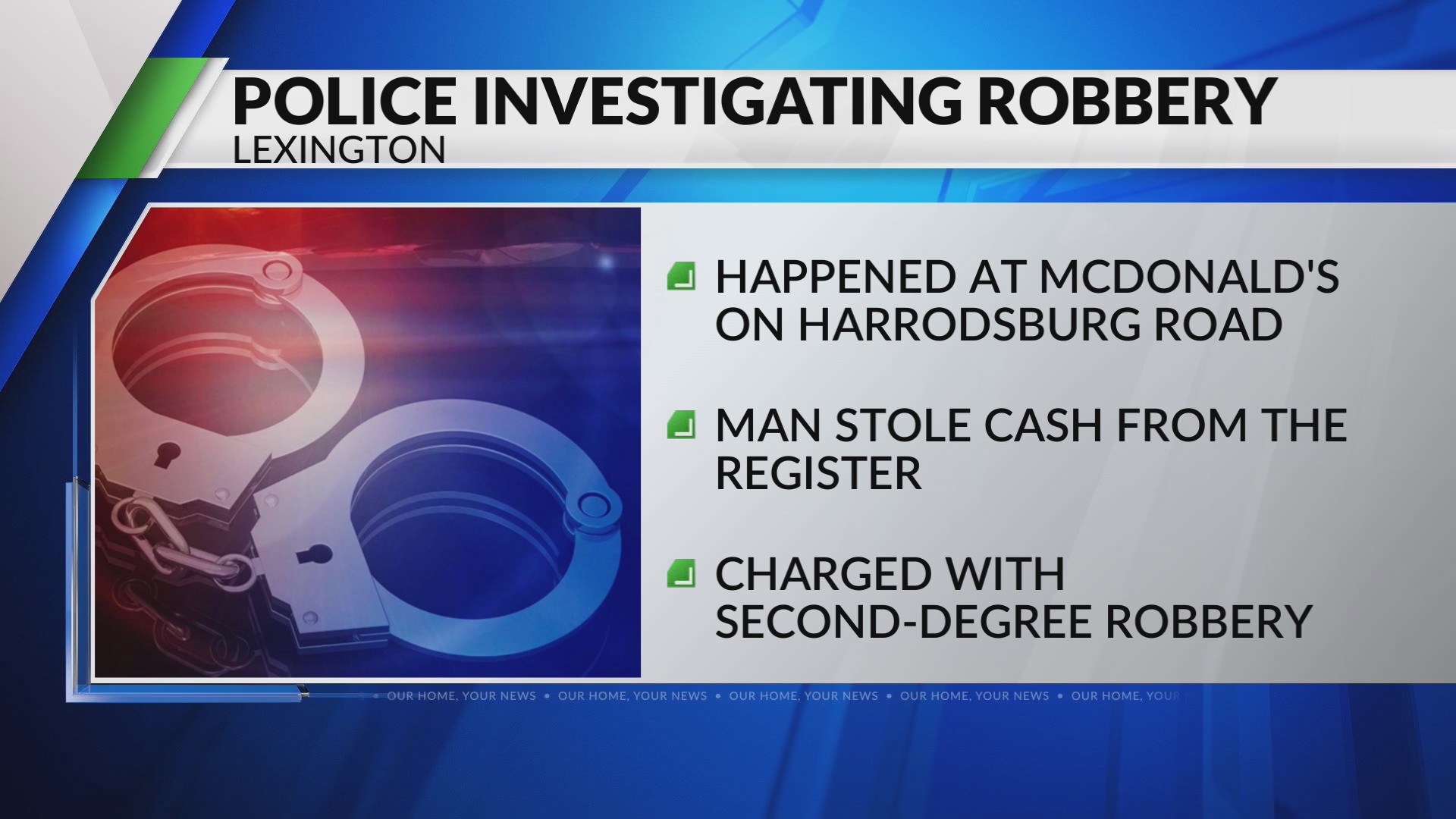 Man arrested after early morning robbery of Lexington McDonald’s – FOX ...