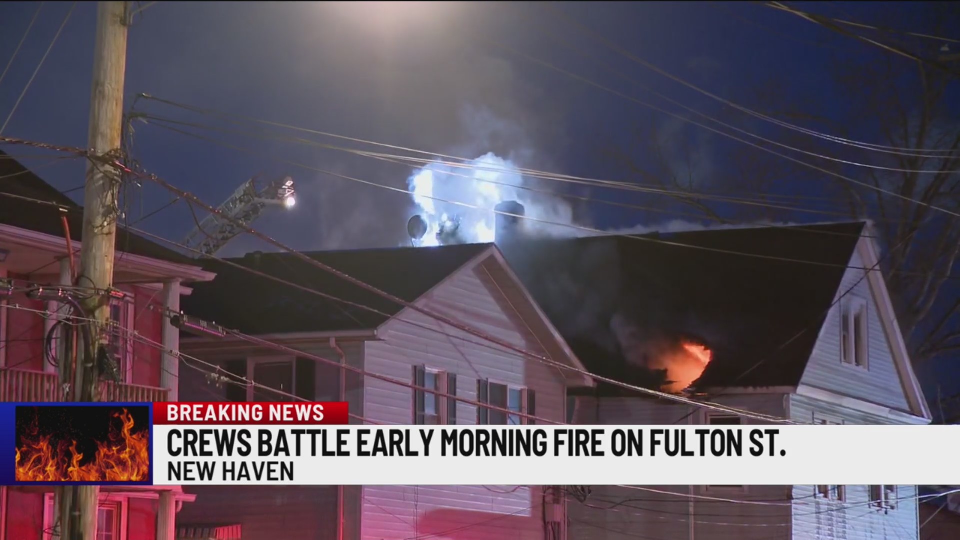 House fire breaks out on Fulton Street in New Haven – WTNH.com