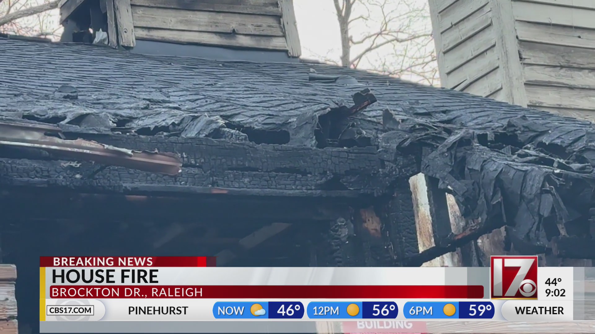 Fire damages NE Raleigh home early Saturday morning – CBS17.com