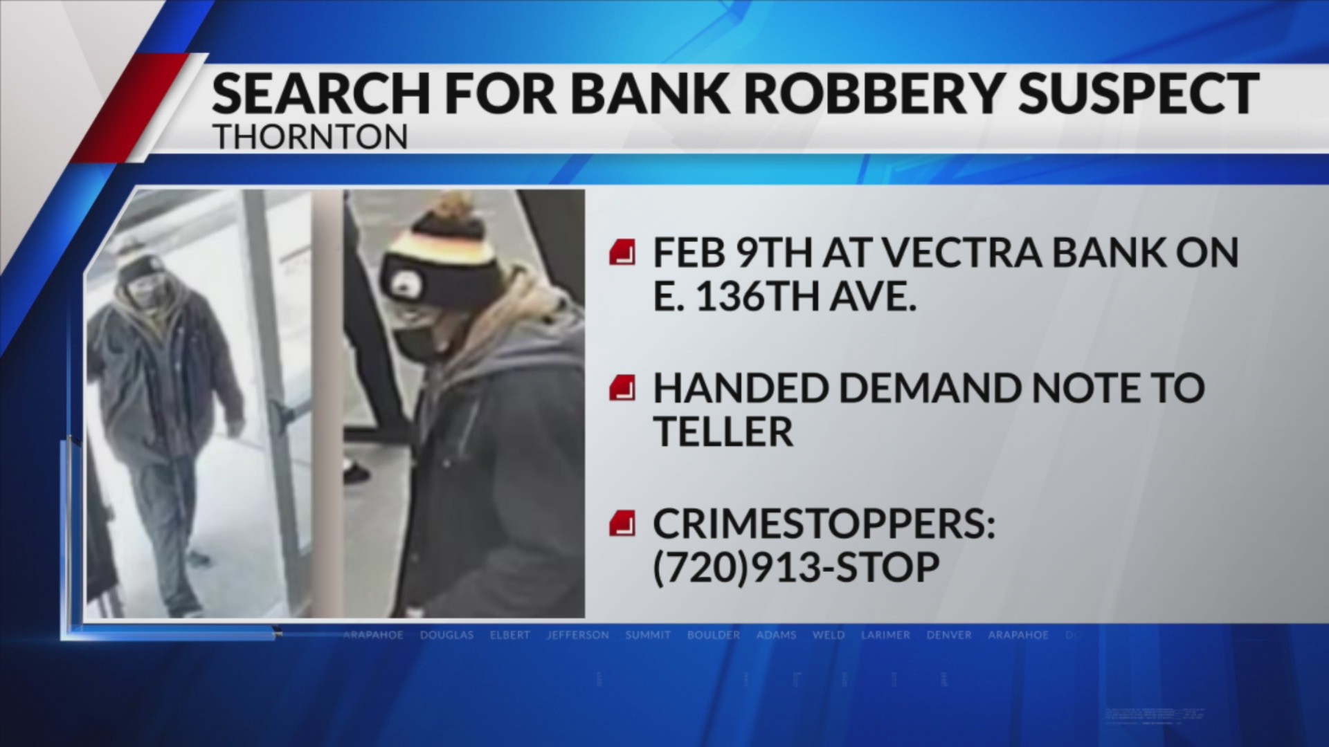 Police looking for man who allegedly robbed bank in Thornton – FOX31 Denver