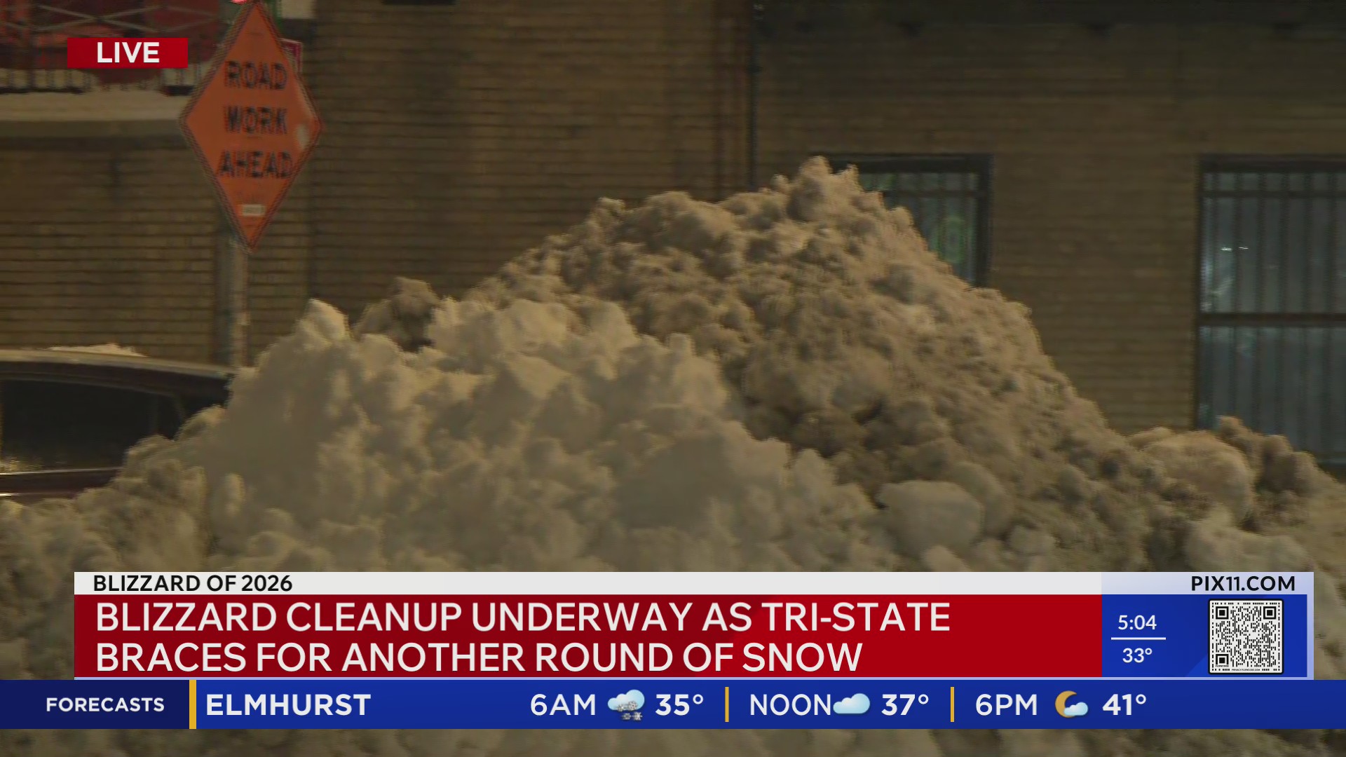 Blizzard cleanup is still underway in NYC – PIX11