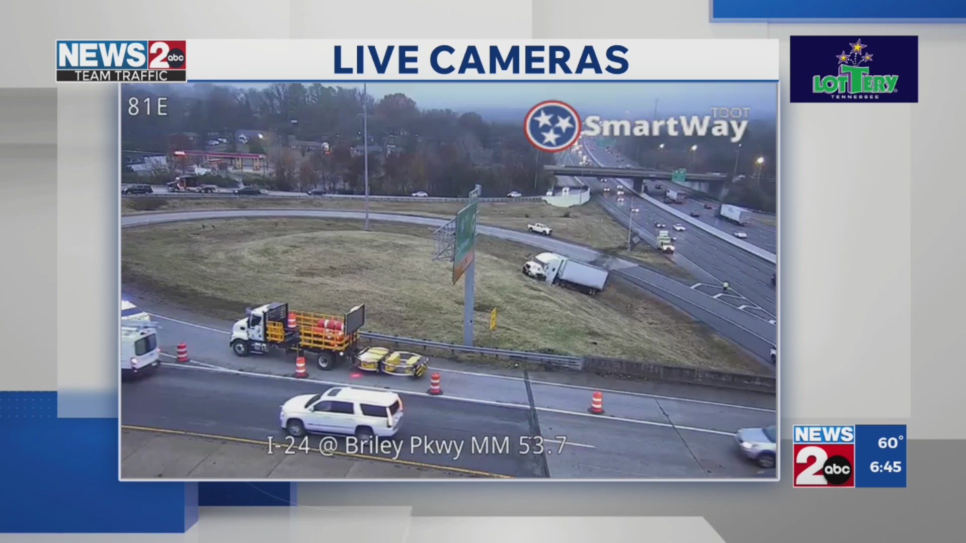 I-24 reopens after crash at Briley Parkway – WKRN News 2