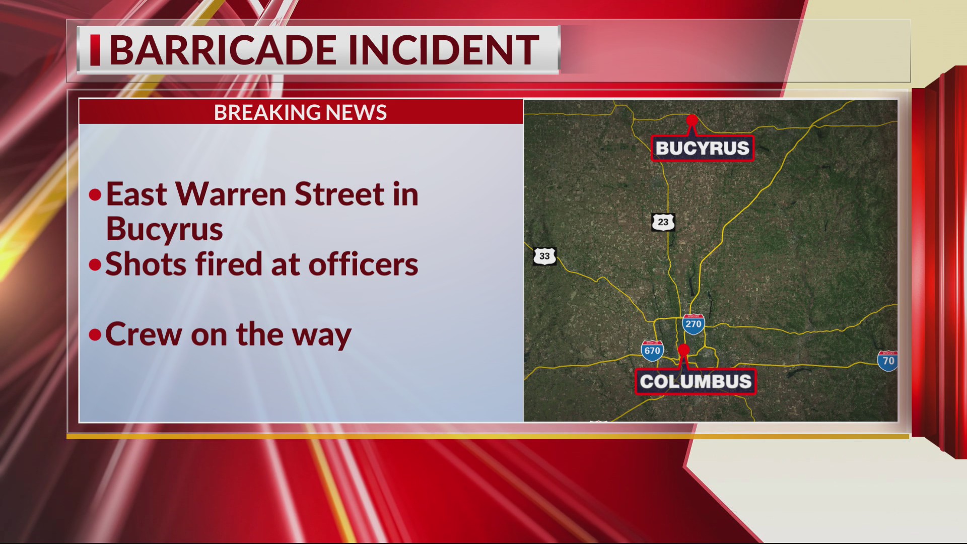 Shots fired at officers during standoff in Crawford County, police say ...