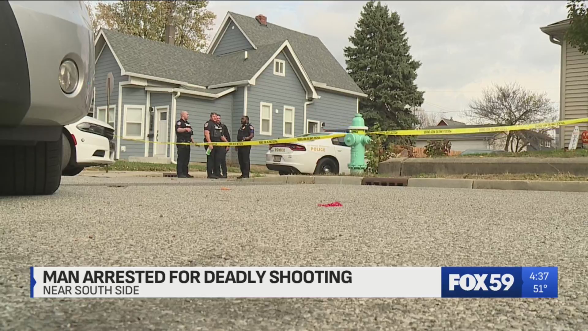 Man arrested for deadly shooting on Indy’s near south side – Fox 59