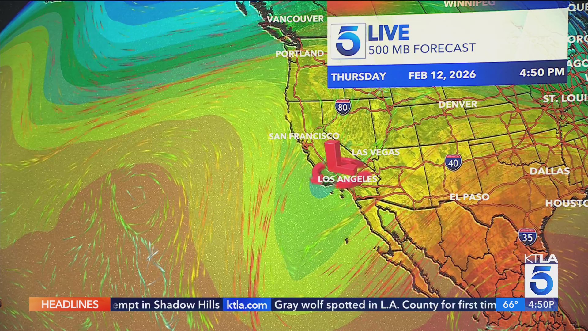 Rain heads to Southern California in first of series of storms – KTLA