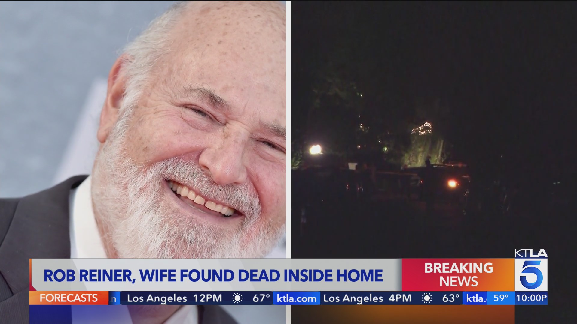 Rob Reiner, wife Michele found dead inside L.A. home – WSPA 7NEWS