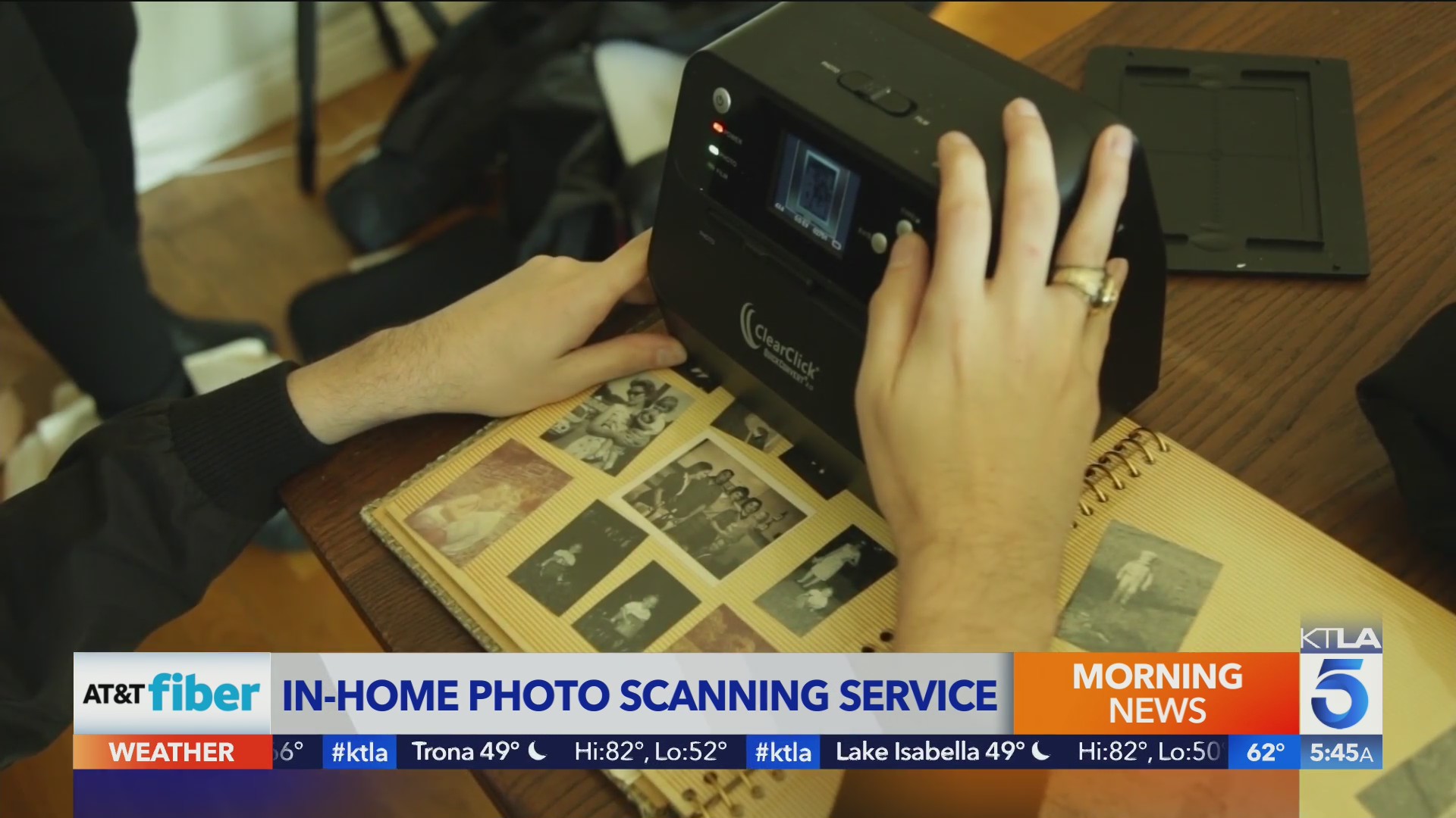 In home photo scanning service – KTLA