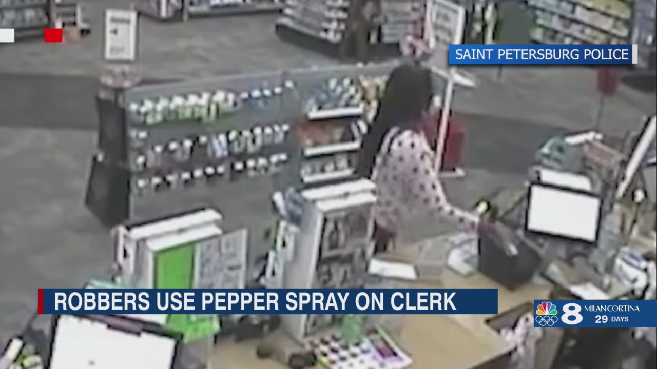 St. Pete pepper spray robbery prompts safety concerns – WFLA