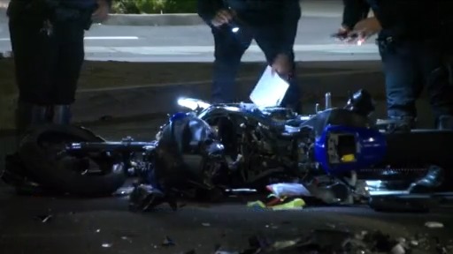 Motorcyclist hospitalized after crash near River Park in Fresno – CBS47 ...