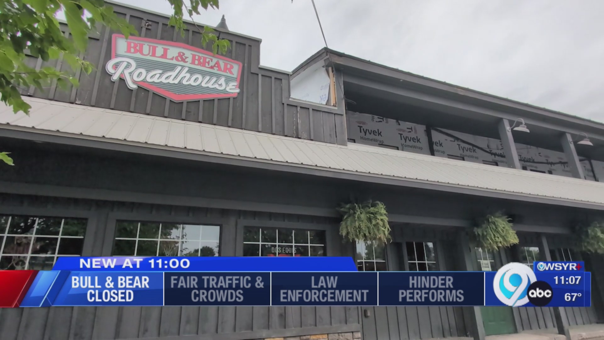 Bull and Bear Roadhouse in Fayetteville closed until further notice – WSYR