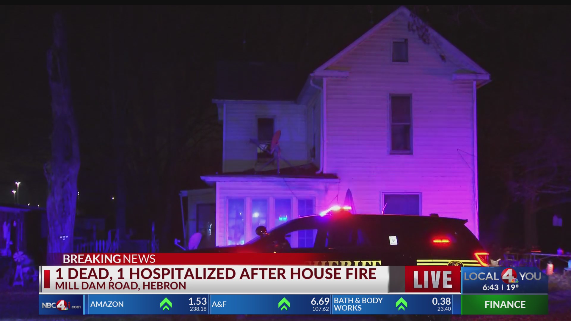 One dead, one critically injured after Licking County fire – NBC4 WCMH-TV