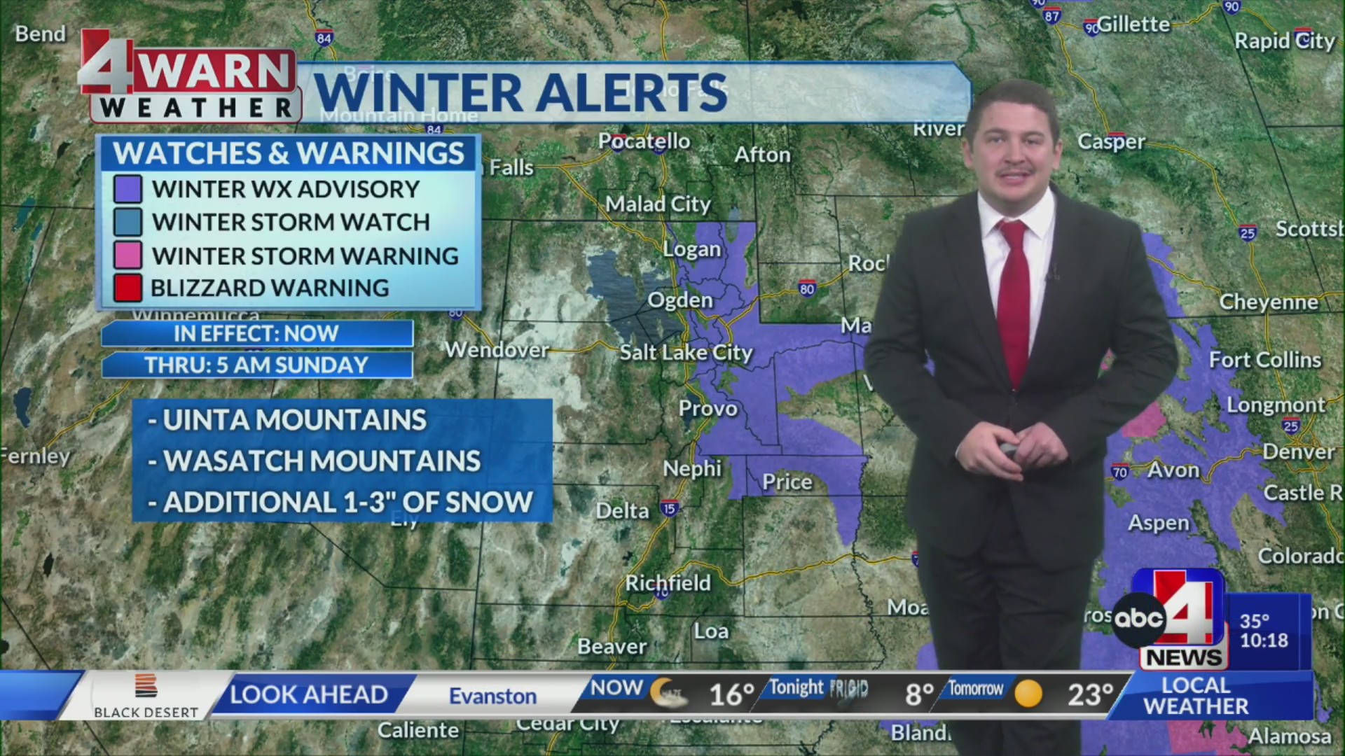 Chilly end to the year with inversion haze for the middle of the week ...