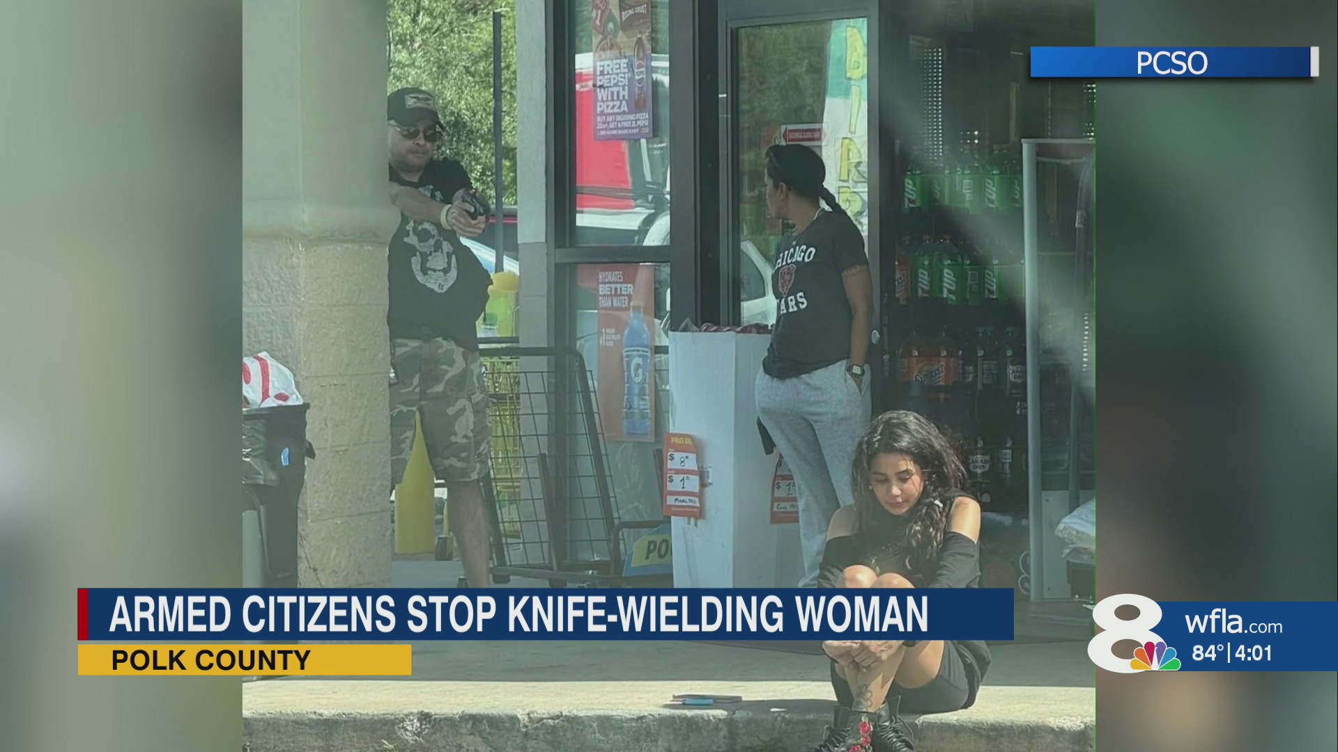 Polk sheriff applauds customers who held suspect at gunpoint at Dollar General