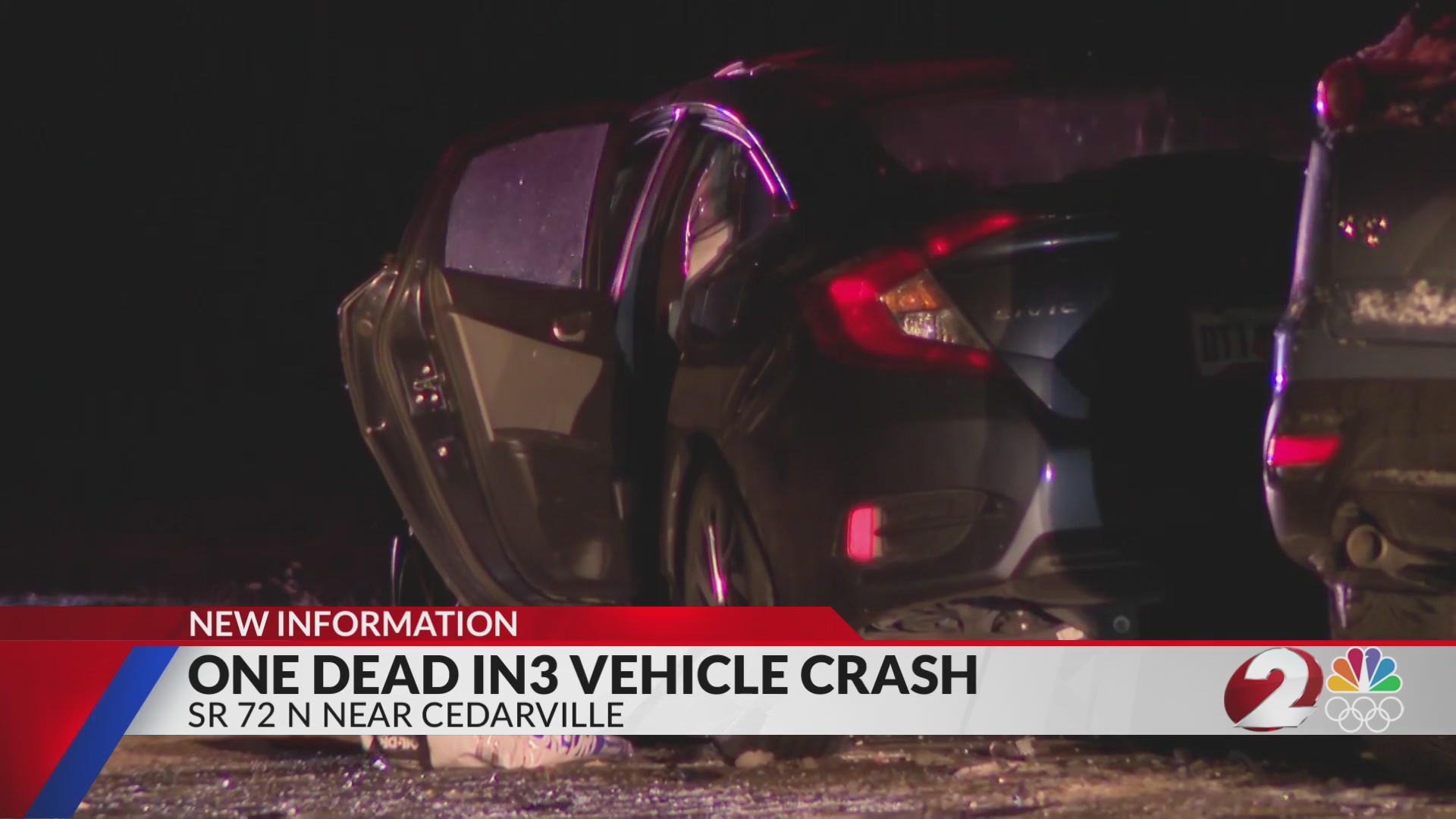 One dead in 3-vehicle crash – WDTN.com