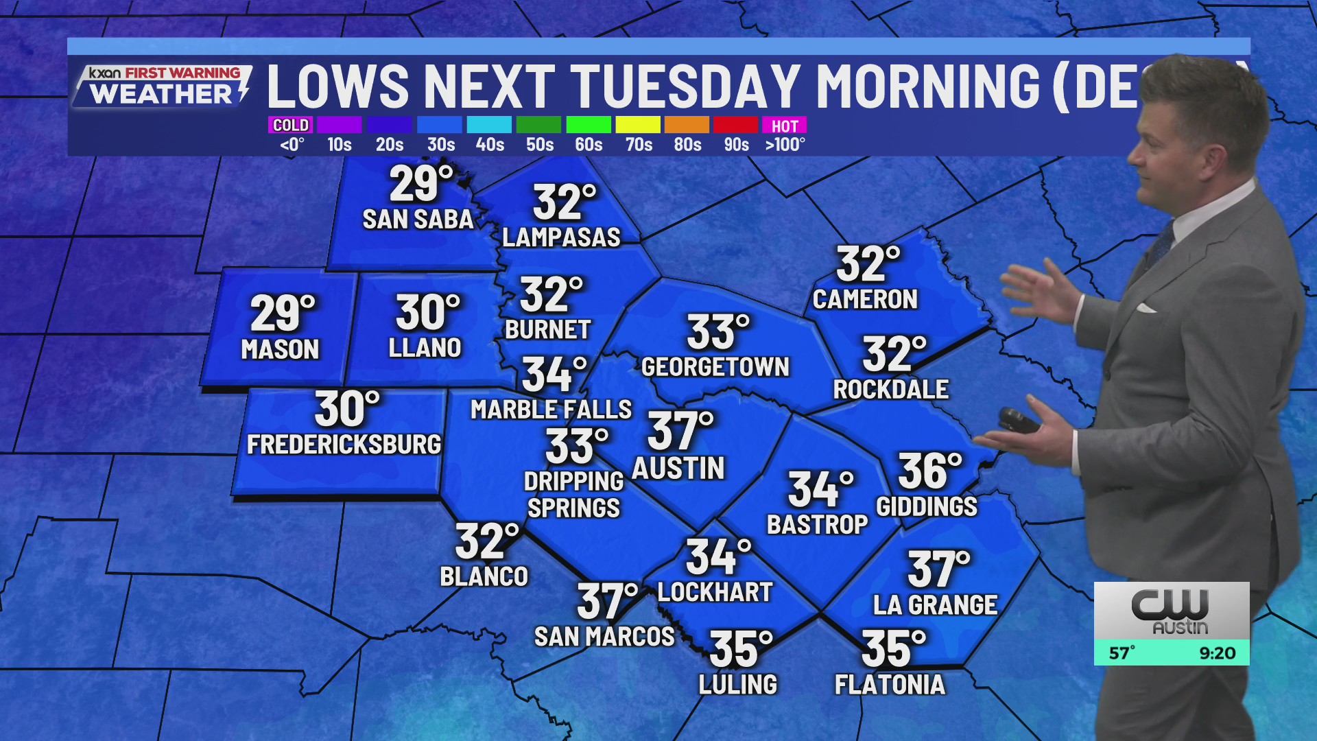 Scattered showers this weekend ahead of much colder air next week ...