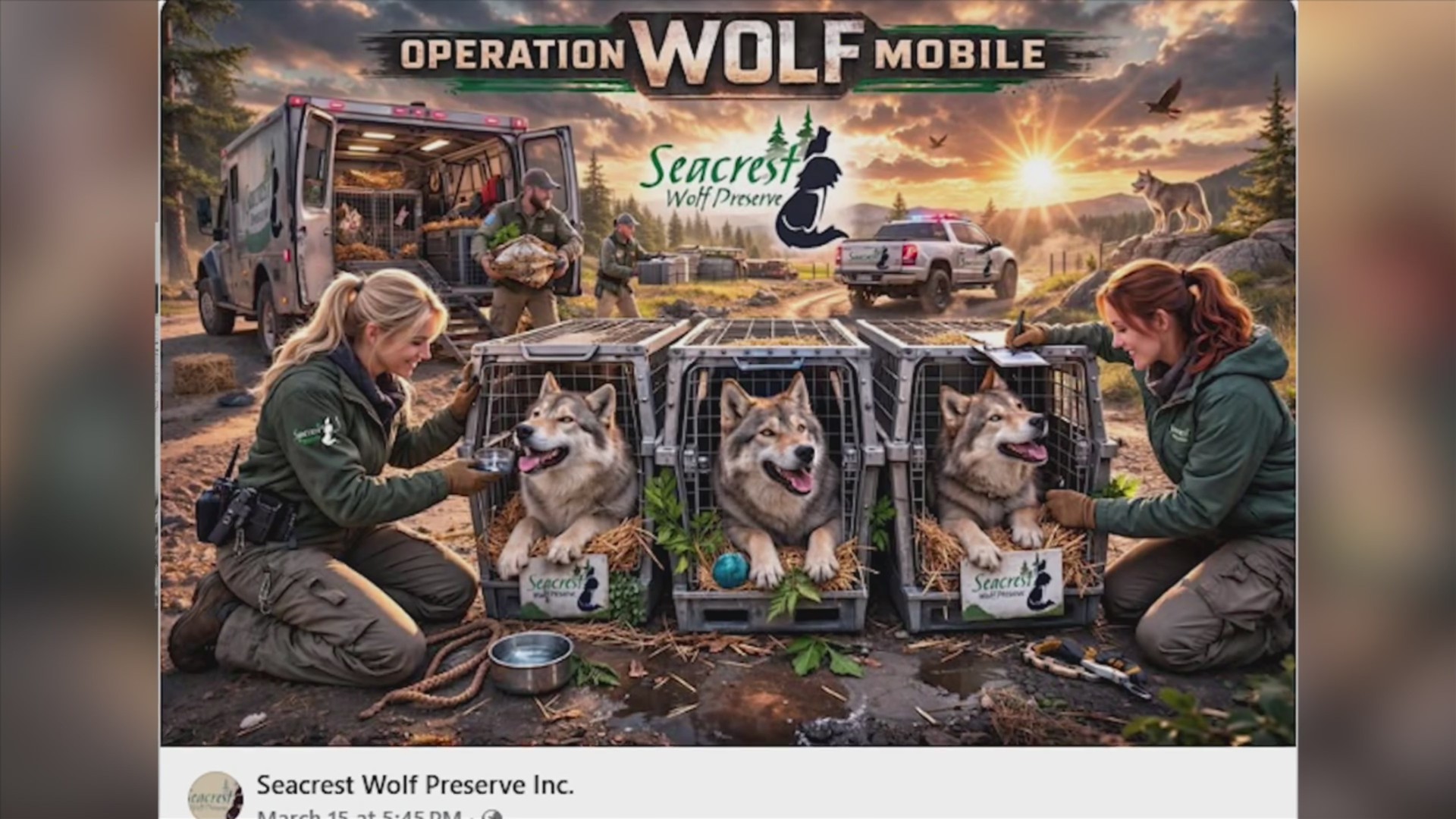 Wolf Relocation Seacrest Wolf Preserve supporters create petition requesting longer ...