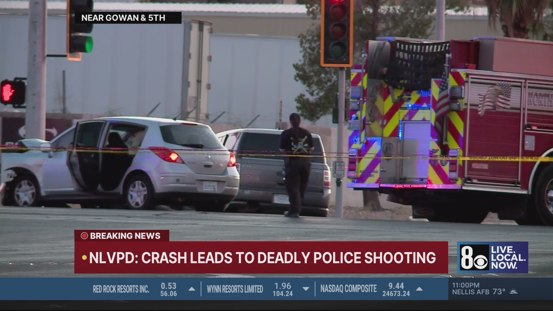 Crash leads to deadly police shooting in North Las Vegas – KLAS