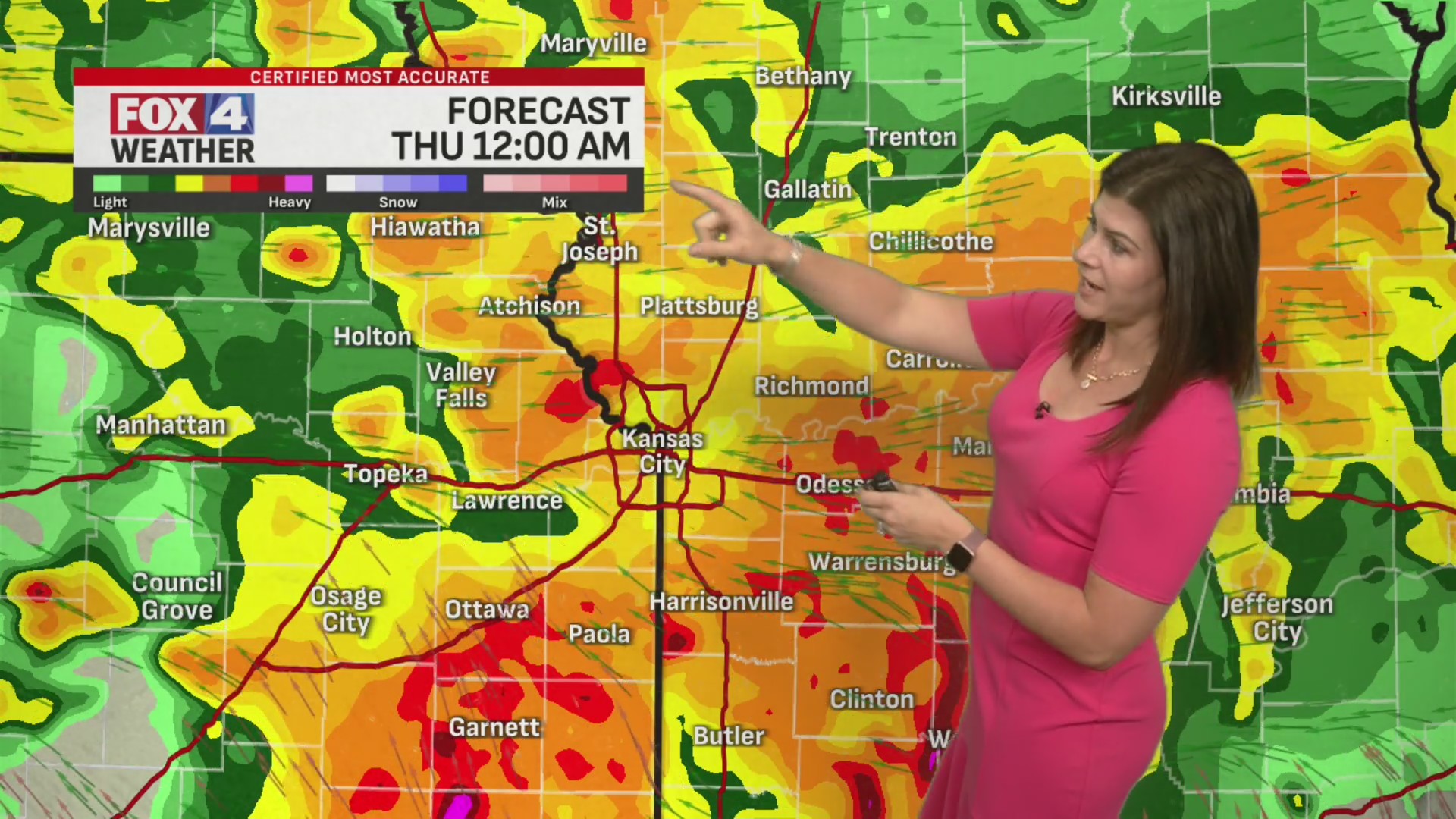 FOX4 Forecast: Waves of rain ahead! – FOX 4 Kansas City WDAF-TV | News ...