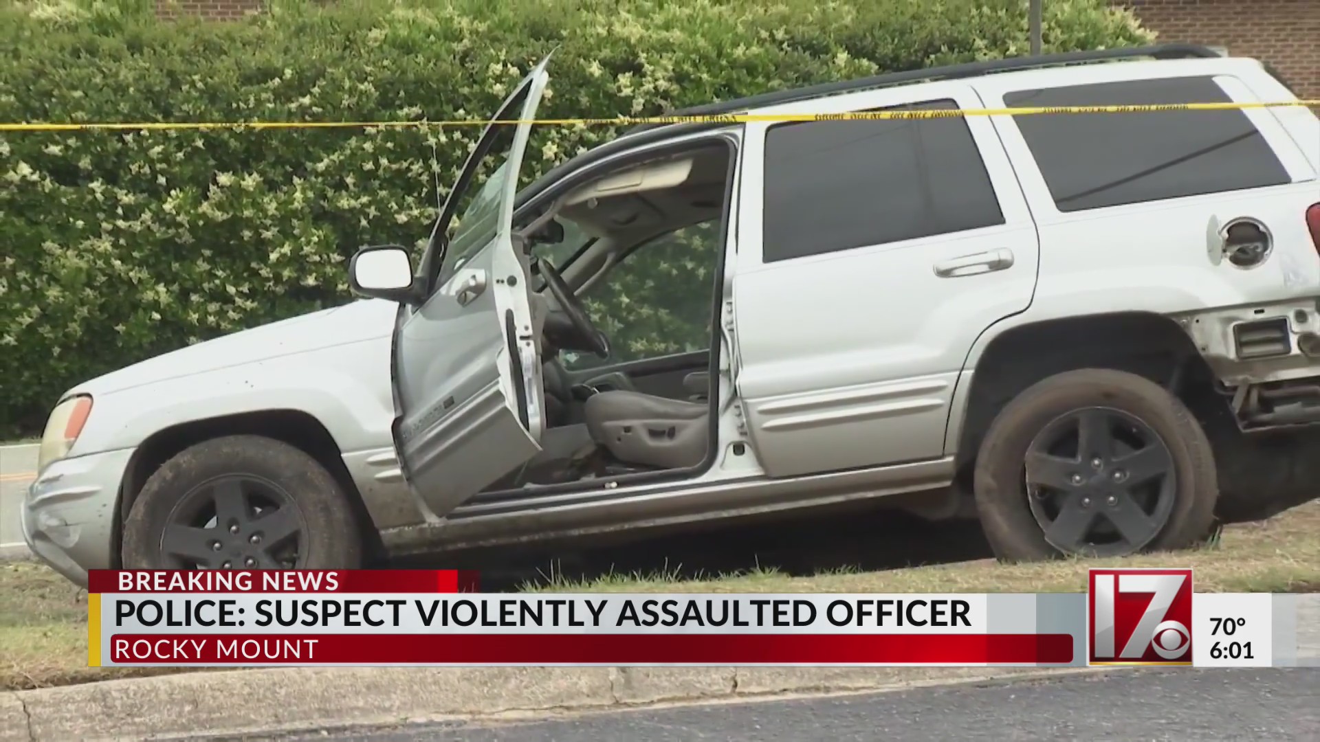 Suspect violently assaulted officer before Rocky Mount shooting – CBS17.com
