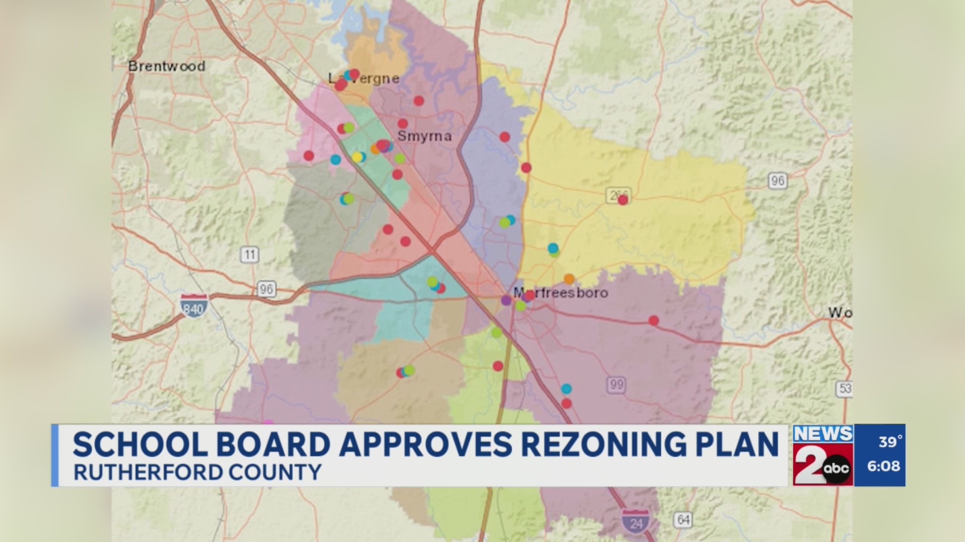 Rutherford County board approves rezoning plan – WKRN News 2