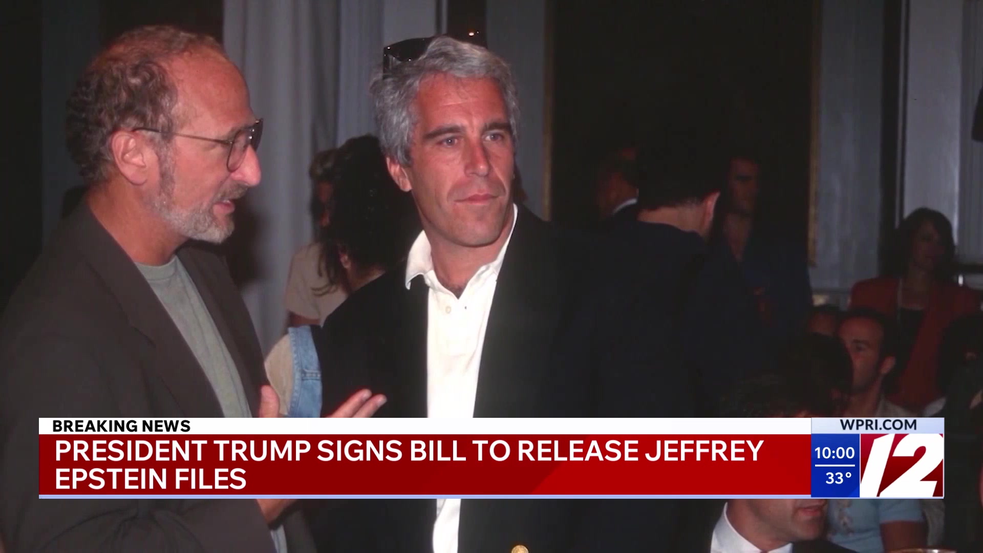 Trump signs bill to release Jeffrey Epstein case files – WPRI.com