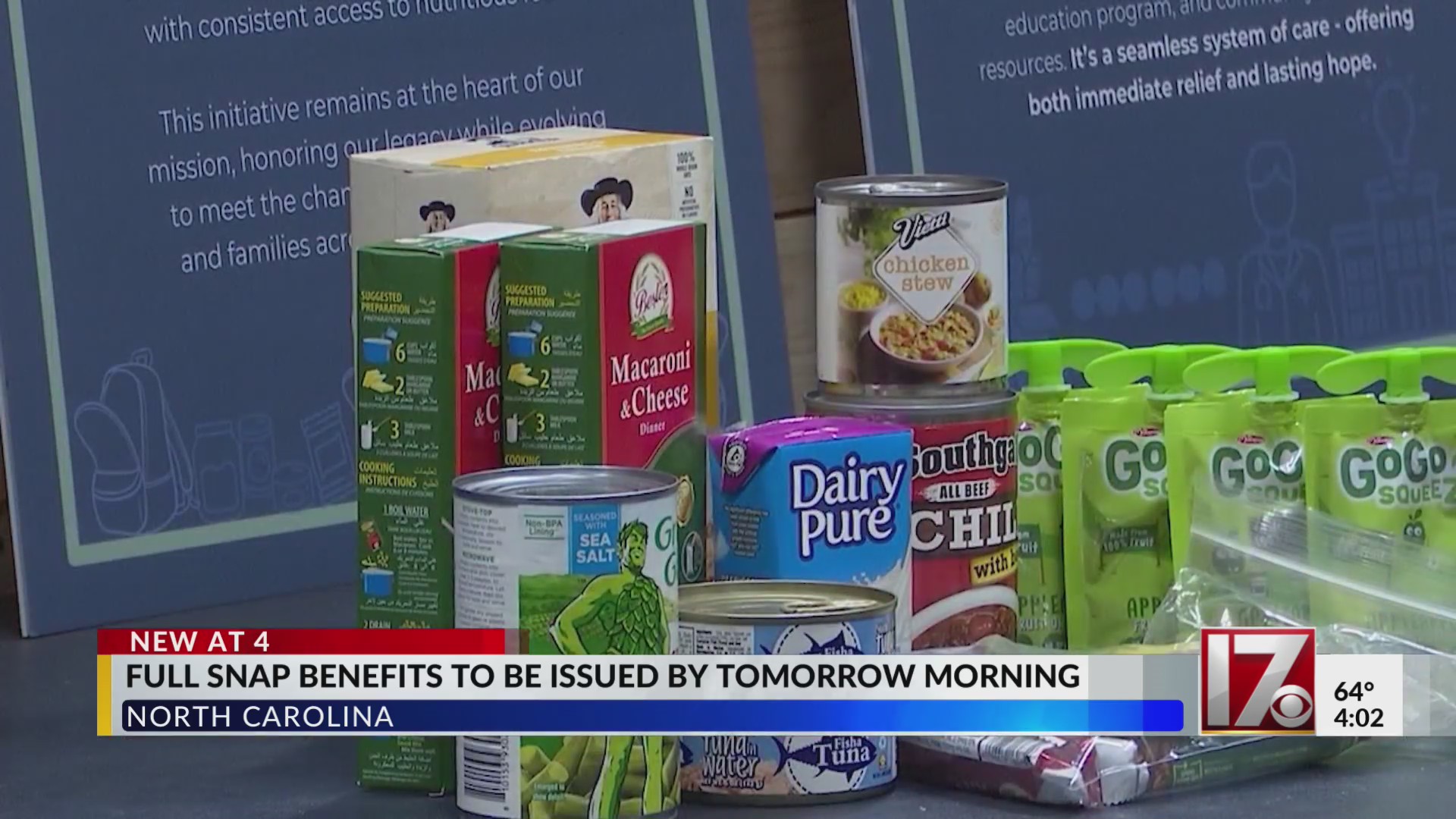 Full SNAP benefits to be issued in North Carolina by tomorrow morning ...