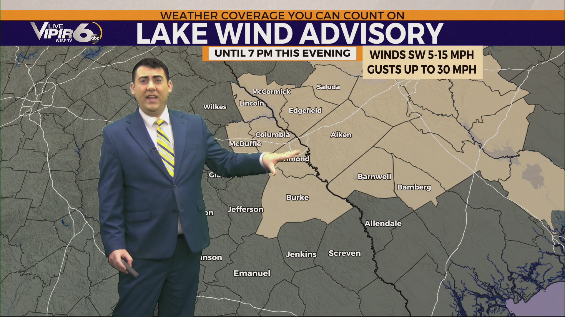 Whipping winds and welcome rain on tap for the CSRA – WJBF