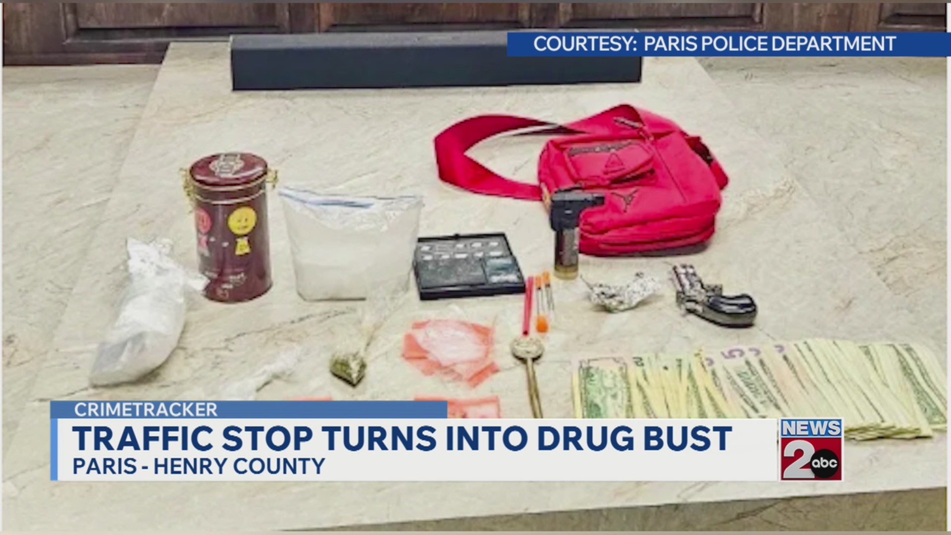 Traffic stop turns into drug bust in Paris, TN – WKRN News 2