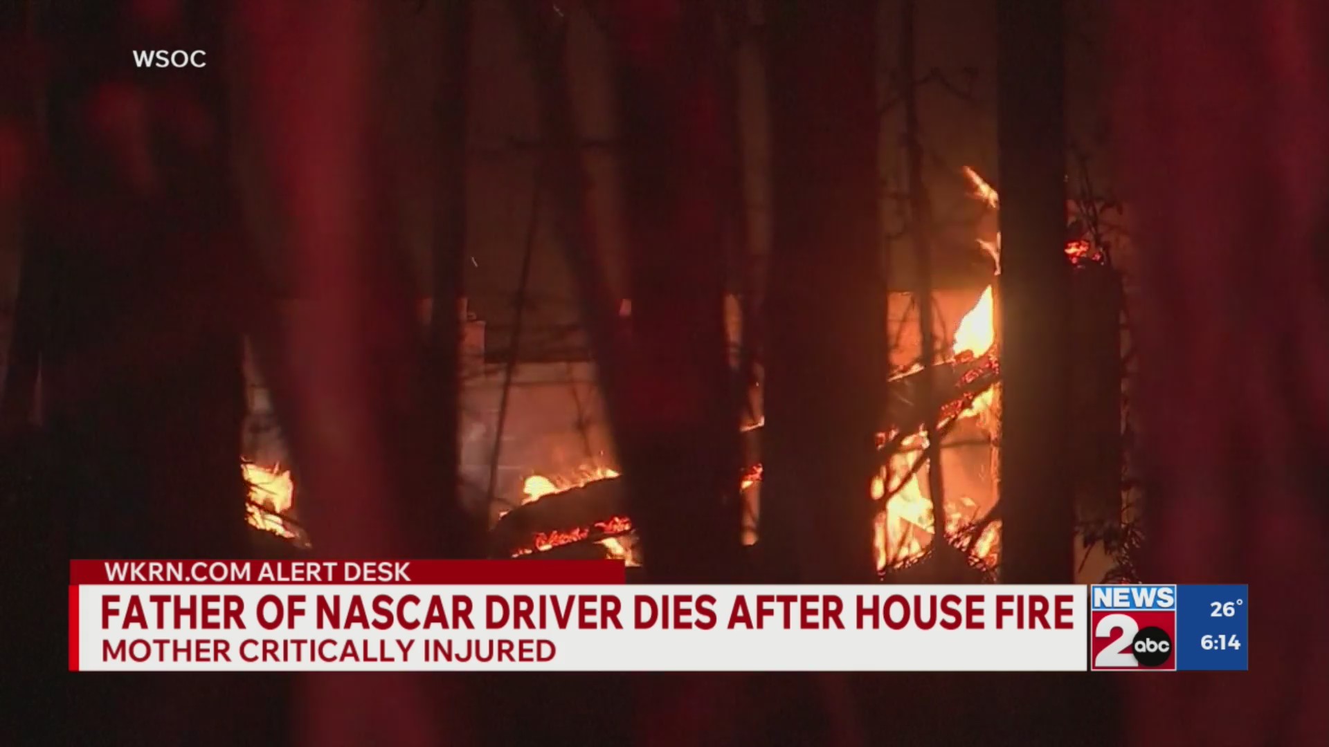 Father of NASCAR driver dies after house fire – WKRN News 2