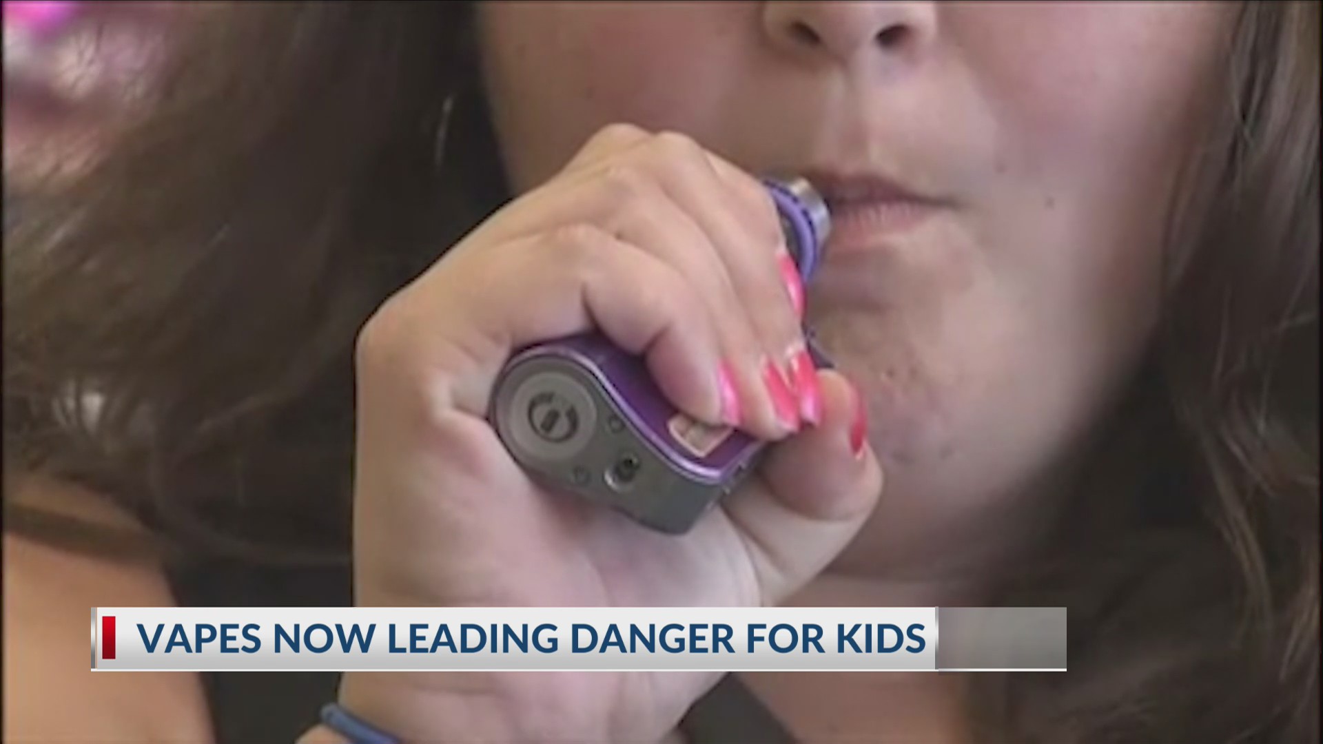 Vapes now leading danger for kids