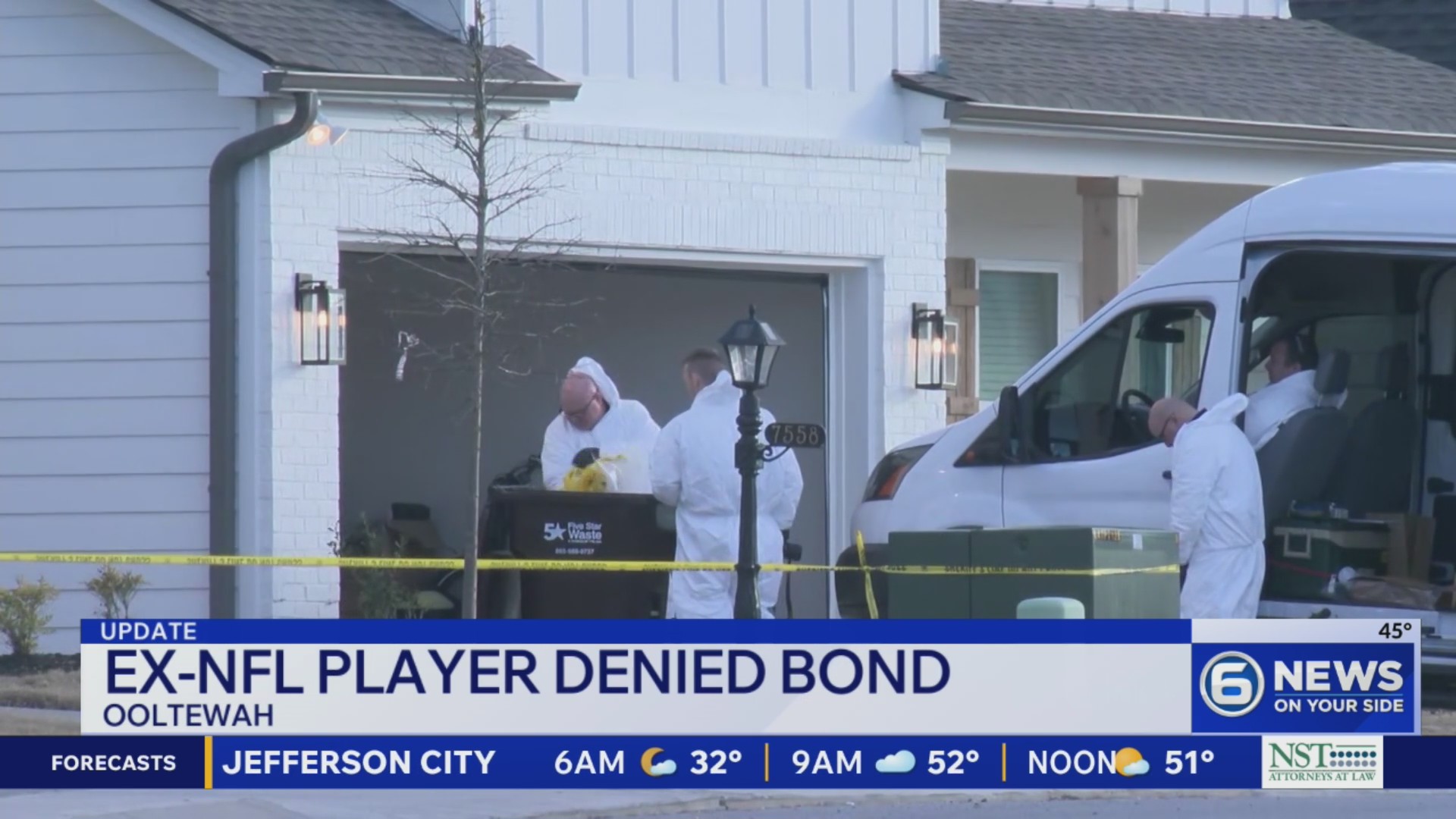 Bond denied for ex-NFL player charged with murder in Tennessee – WATE 6 ...