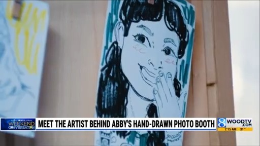 Meet the artist behind Abby’s Hand-Drawn Photo Booth – WOODTV.com