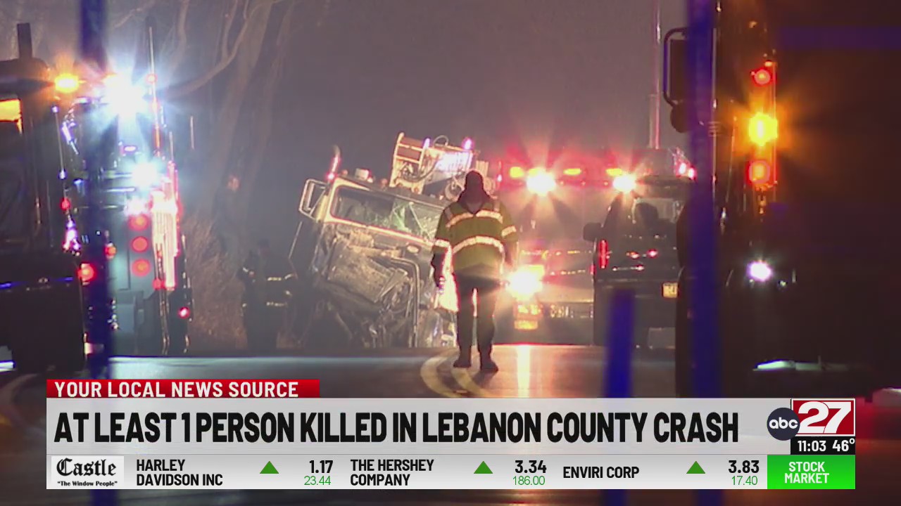 Fatal crash closes U.S. Route 322 in Lebanon County – ABC27