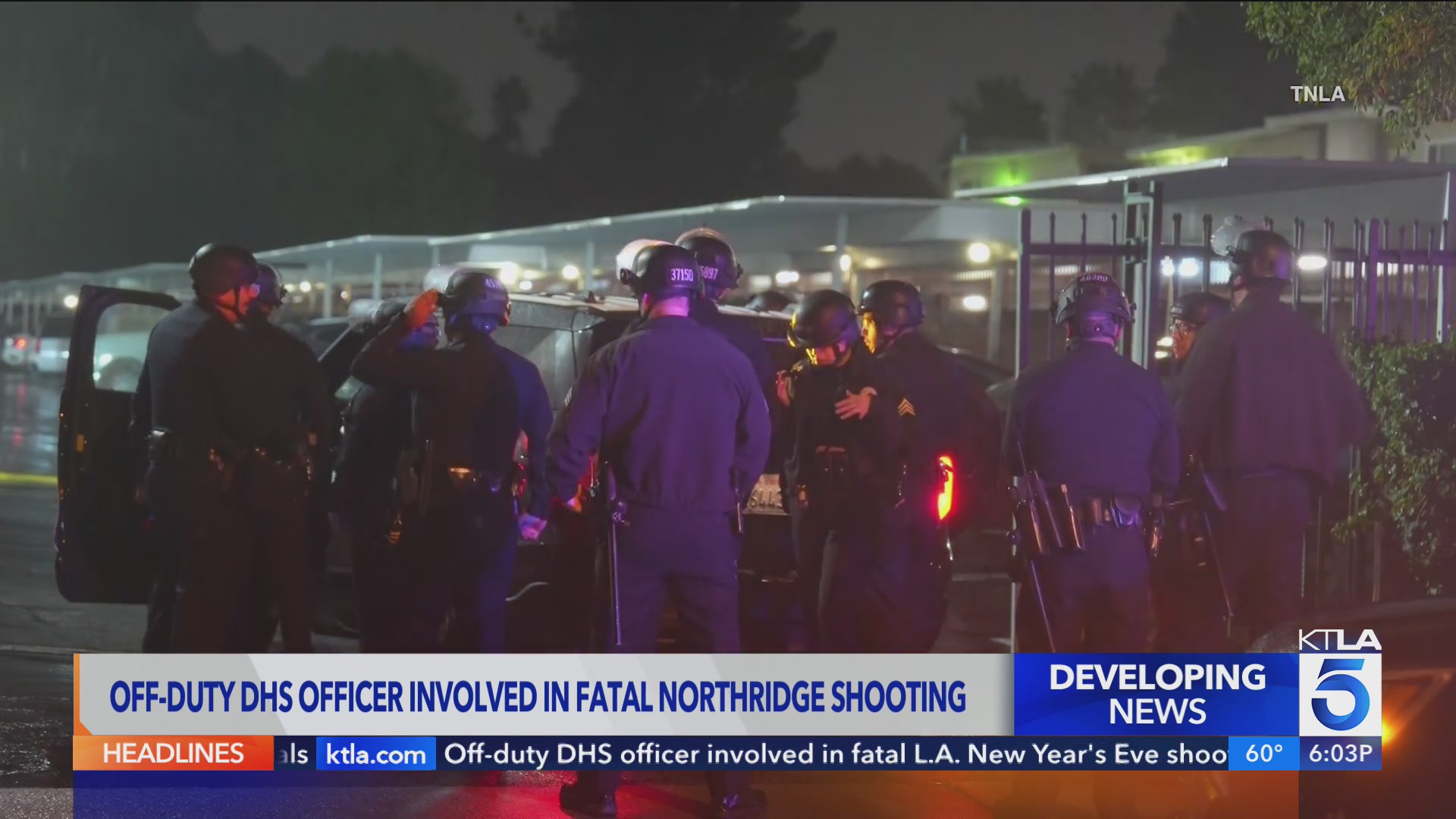 Off-duty DHS officer involved in fatal shooting of man in Northridge – KTLA