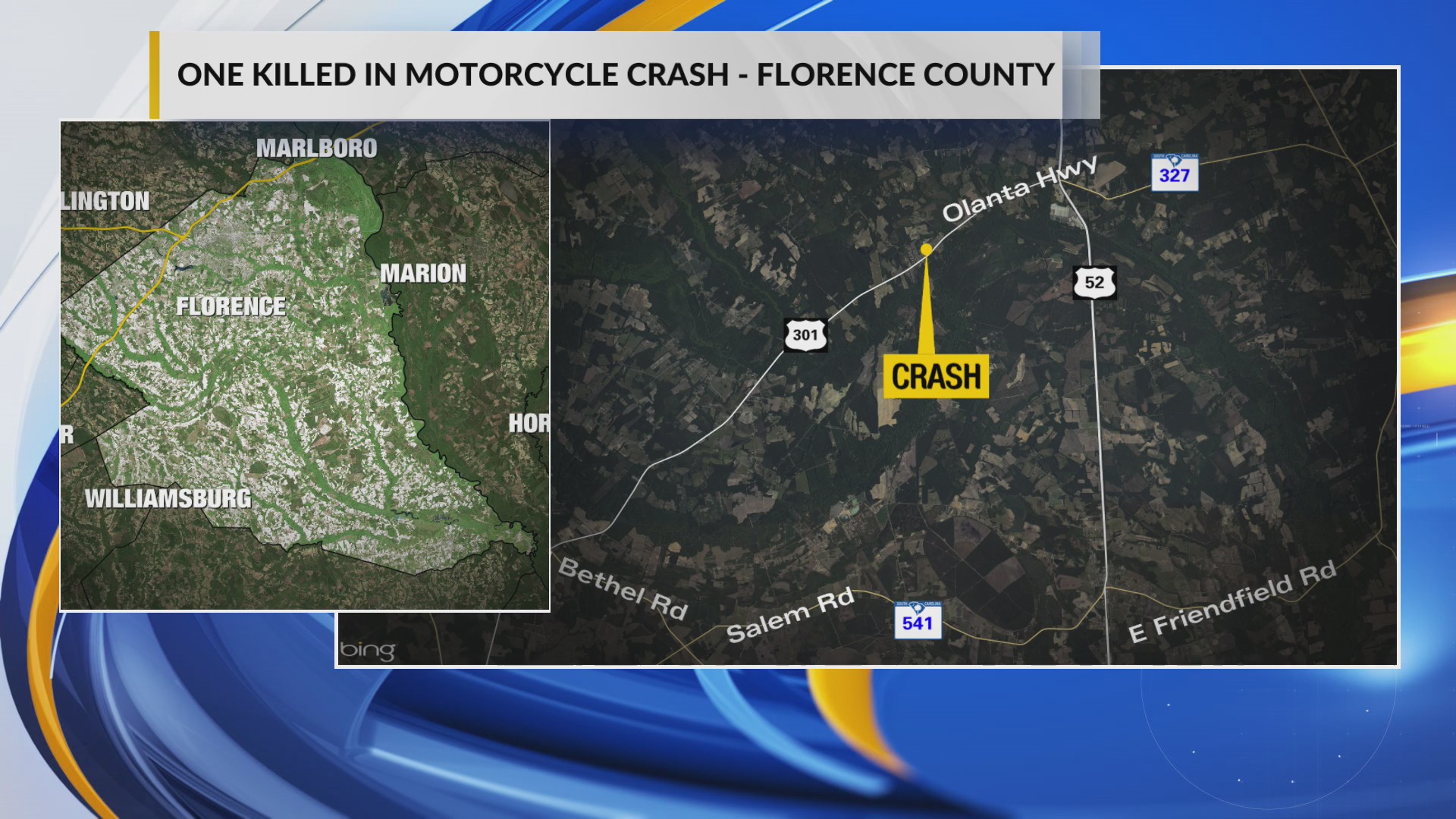 Motorcyclist dies in Florence County crash – WBTW