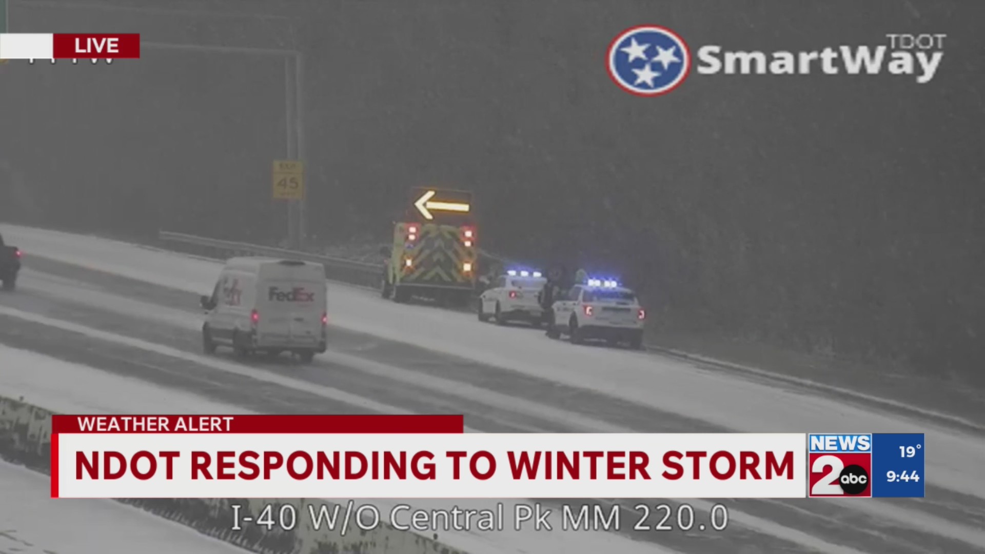 NDOT responding to winter storm – WKRN News 2