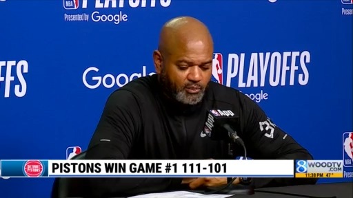 Pistons win game #1 – FOX8 WGHP