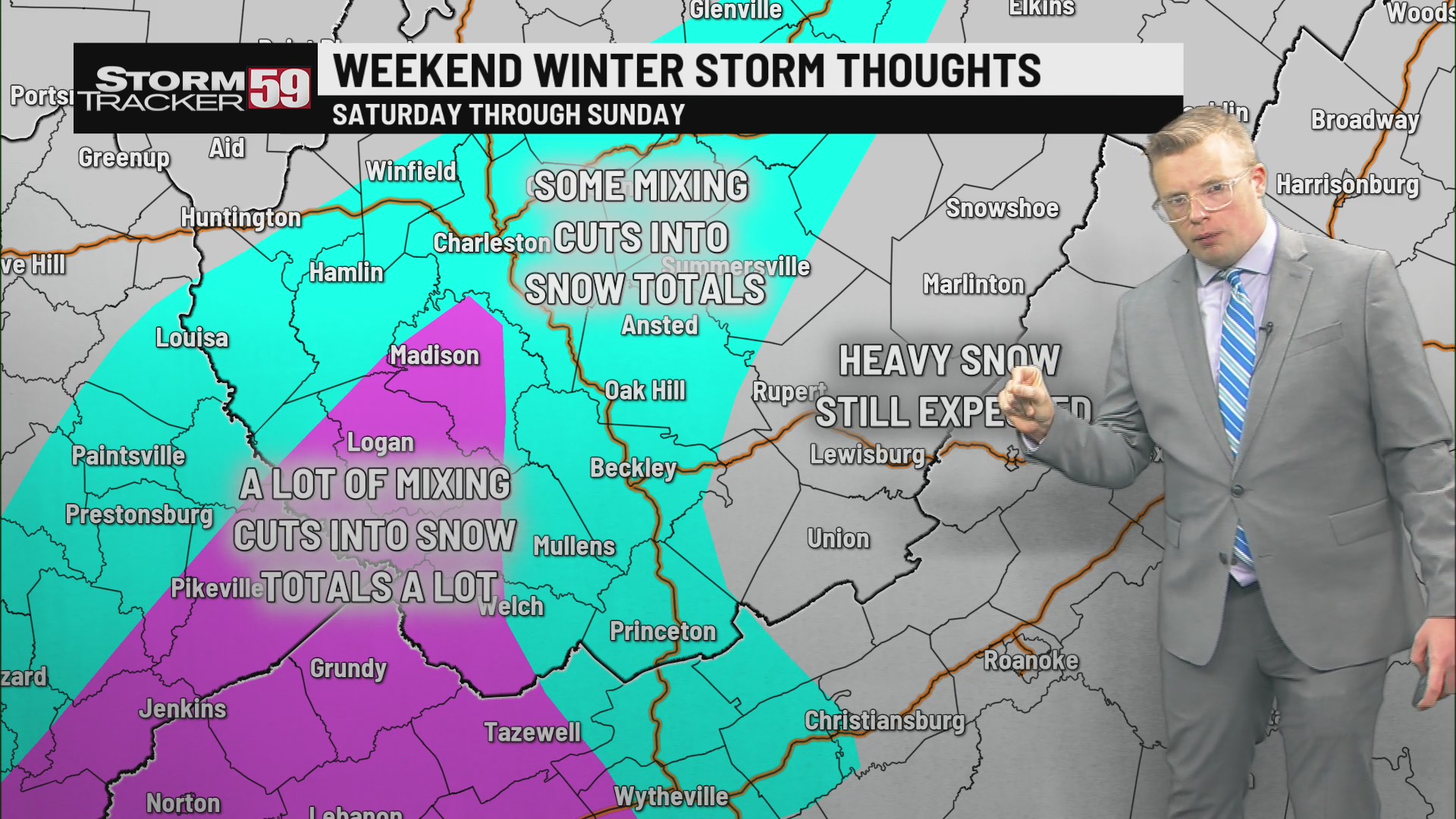 Weekend winter storm update: Snow to start, sleet to follow – WVNS