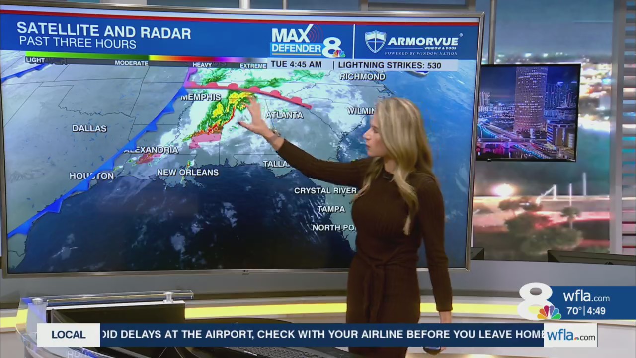 Warm through Wednesday, cooler air arrives Thanksgiving – WFLA